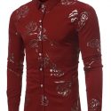 Ericdress Print Men’s Shirt