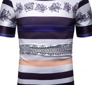 Ericdress Print Round Neck Fashion Slim Mens T-shirt