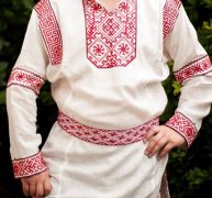 Ericdress Print Stand Collar Color Block Loose Men’s Shirt