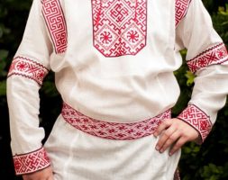 Ericdress Print Stand Collar Color Block Loose Men’s Shirt