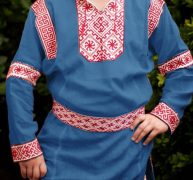 Ericdress Print Stand Collar Color Block Loose Men’s Shirt