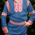 Ericdress Print Stand Collar Color Block Loose Men’s Shirt
