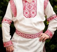 Ericdress Print Stand Collar Color Block Loose Men’s Shirt