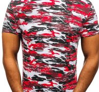 Ericdress Round Neck Casual Camouflage Slim Mens T-shirt