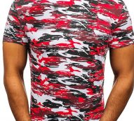 Ericdress Round Neck Casual Camouflage Slim Mens T-shirt