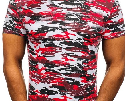 Ericdress Round Neck Casual Camouflage Slim Mens T-shirt