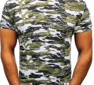 Ericdress Round Neck Casual Camouflage Slim Mens T-shirt