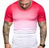 Ericdress Round Neck Casual Gradient Slim Mens T-shirt
