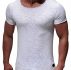 Ericdress Round Neck Plain Casual Slim Mens T-shirt