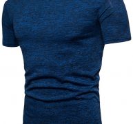 Ericdress Round Neck Plain Slim Mens T-shirt
