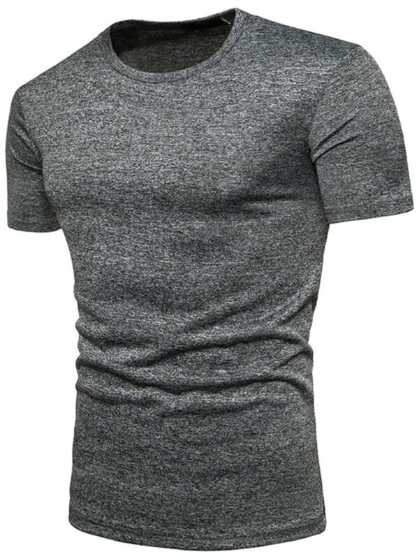 Ericdress Round Neck Plain Slim Mens T-shirt