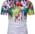 Ericdress Short Sleeve Color Block Slim Fit Men’s Shirt