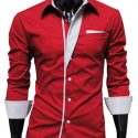 Ericdress Simple Lapel Single-Breasted Men’s Shirt