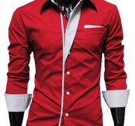Ericdress Simple Lapel Single-Breasted Men’s Shirt