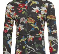 Ericdress Slim Color Block Men’s Shirt