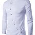 Ericdress Stand Collar Irregular Quality Men’s Shirt