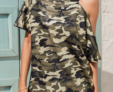 Ericdress Standard Short Sleeve Camouflage Loose Women’s Fashion T-Shirt