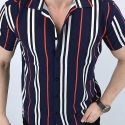 Ericdress Stripe Casual Button Single-Breasted Men’s Shirt