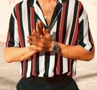 Ericdress Stripe Casual Lapel Single-Breasted Men’s Shirt