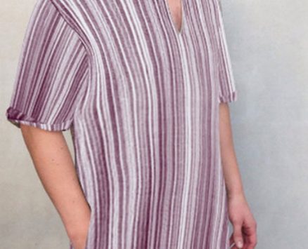 Ericdress Stripe Stand Collar Spring Loose Men’s Shirt