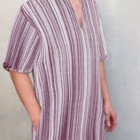 Ericdress Stripe Stand Collar Spring Loose Men’s Shirt