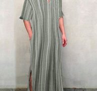 Ericdress Stripe Stand Collar Spring Loose Men’s Shirt