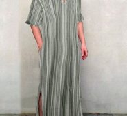 Ericdress Stripe Stand Collar Spring Loose Men’s Shirt