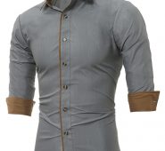 Ericdress Unique Slim Men’s Shirt