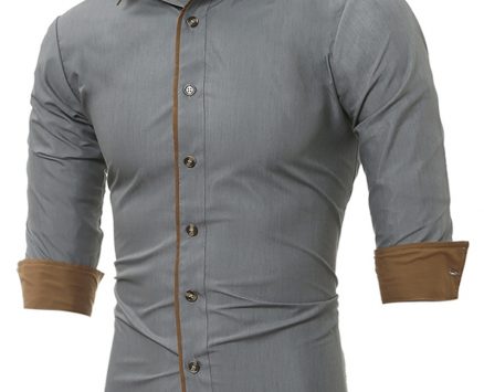Ericdress Unique Slim Men’s Shirt