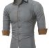 Ericdress Unique Slim Men’s Shirt