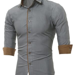 Ericdress Unique Slim Men's Shirt