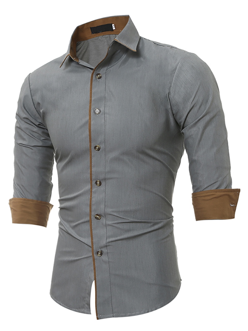 Ericdress Unique Slim Men's Shirt