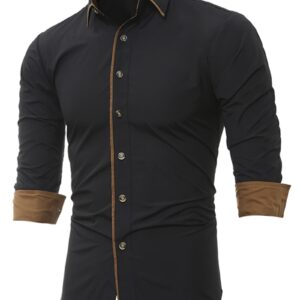 Ericdress Unique Slim Men's Shirt