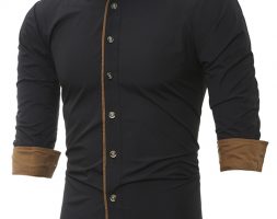 Ericdress Unique Slim Men’s Shirt
