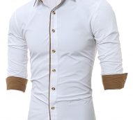 Ericdress Unique Slim Men’s Shirt