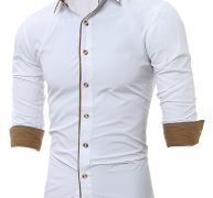 Ericdress Unique Slim Men’s Shirt