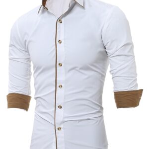 Ericdress Unique Slim Men's Shirt