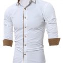 Ericdress Unique Slim Men’s Shirt