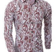 Ericdress Vogue Unique Print Slim Men’s Shirt