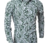 Ericdress Vogue Unique Print Slim Men’s Shirt