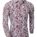 Ericdress Vogue Unique Print Slim Men’s Shirt