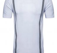 Ericdress Zipper Round Neck Plain Slim Mens T-shirt
