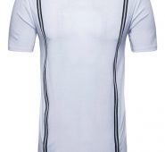 Ericdress Zipper Round Neck Plain Slim Mens T-shirt