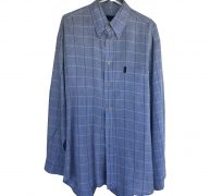 Ermenegildo Zegna blue Linen Shirts