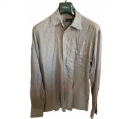 Ermenegildo Zegna burgundy Cotton Shirts