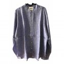 Essentiel Antwerp blue Linen Shirts