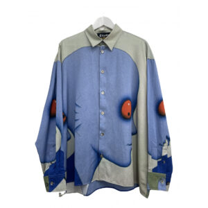 Études Studio blue Silk Shirts