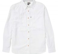 ExOfficio Men’s BugsAway Parkes LS Shirt – XXL – White