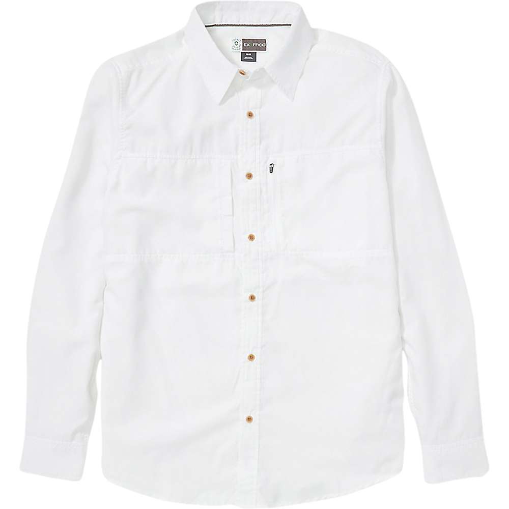 ExOfficio Men's BugsAway Parkes LS Shirt - XXL - White