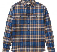 ExOfficio Men’s BugsAway Redding Midweight Flannel LS Shirt – XL – Navy